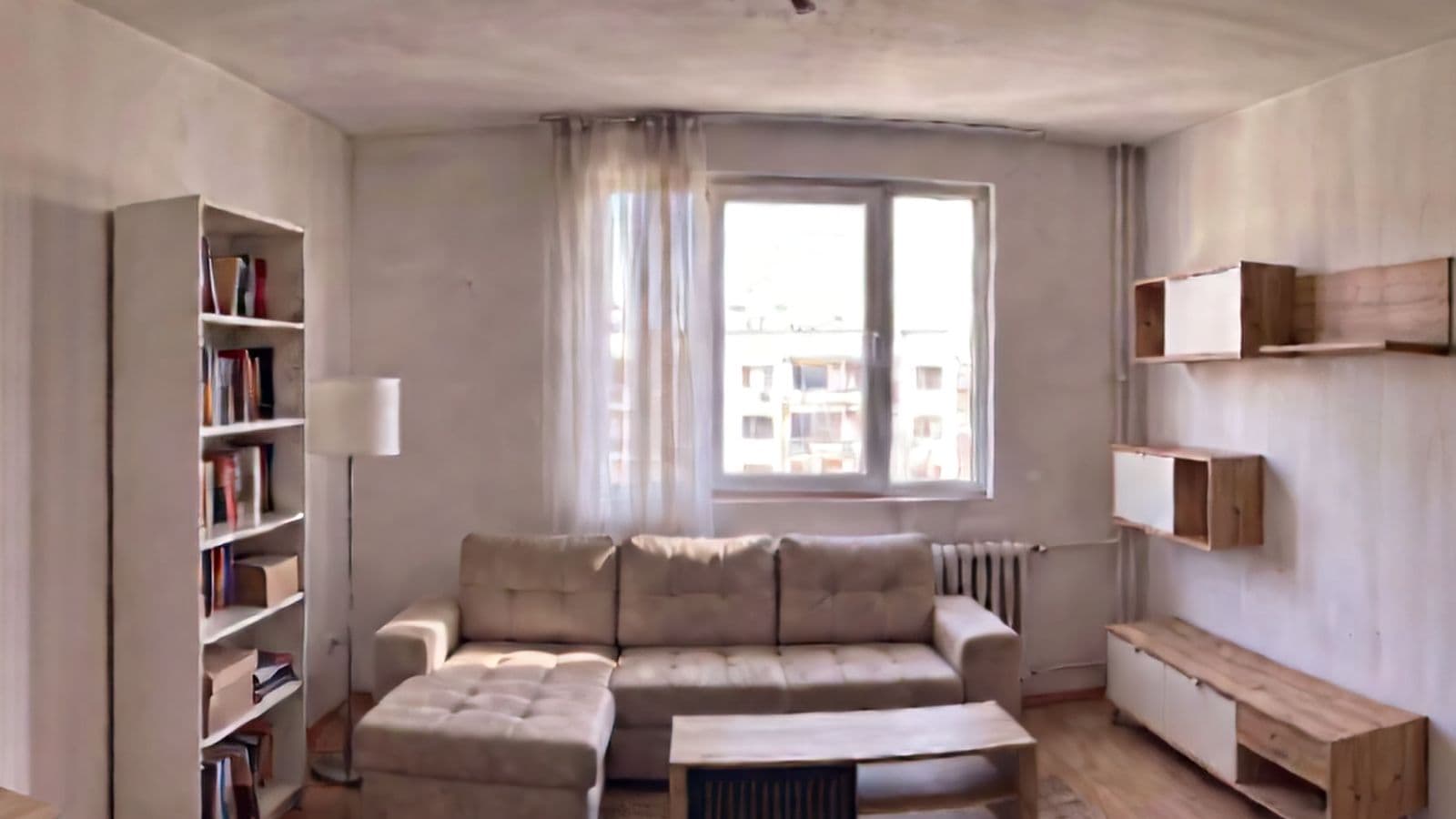3D view of the new room: window side
